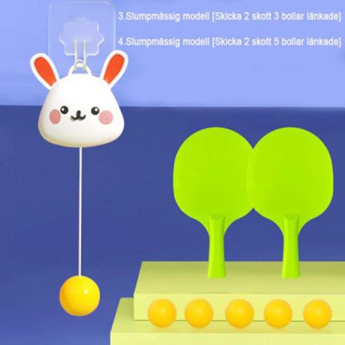Hanging Tennis Toy | ইনডোর ঝুলন্ত টেবিল টেনিস অনুশীলন সেট