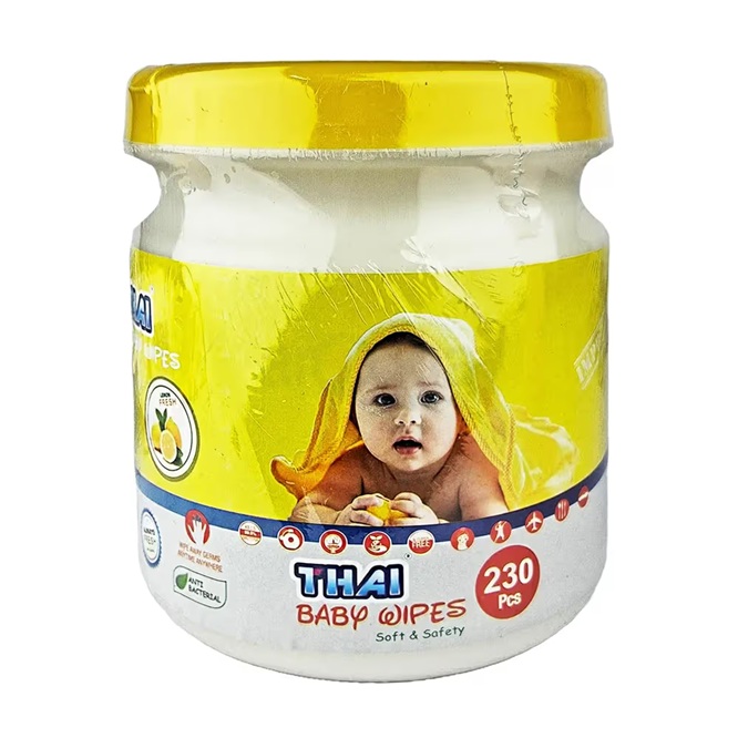 Thai Wet Wipes For Baby Moist Tissue 230's Pack